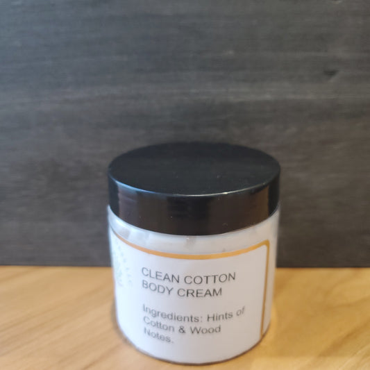 Clean Cotton Body Cream 8 oz